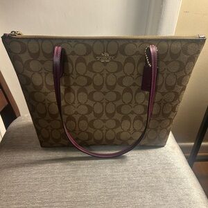 Coach Canvas Tote Bag